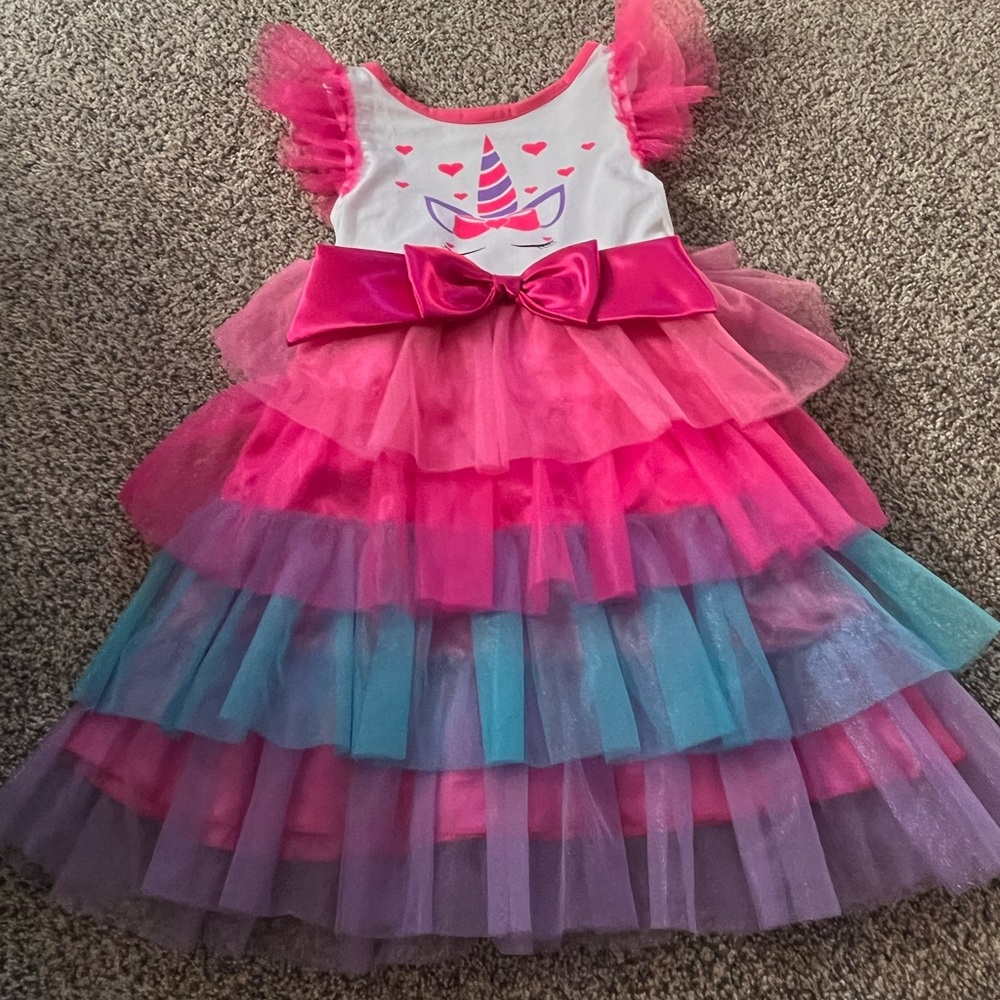 Little girls tutu dress Size 110 or 5T